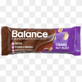 Caramel Nut Blast - Balance Protein Bars, HD Png Download - energy blast png