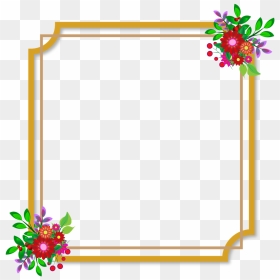 Love Page Border Design, HD Png Download - png frames for wedding