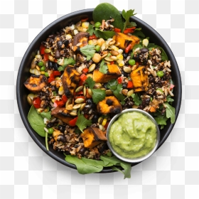 Veggie Taco Hash - Salad Bowl Transparent Background, HD Png Download - vegan png