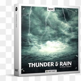 Thunder And Rain Nature Ambience Sound Effects Library - Boom Library Thunder And Rain, HD Png Download - thunder effect png