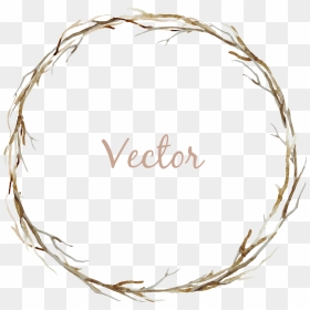 Vector Flowers In Circles, HD Png Download - death photo flower frames png