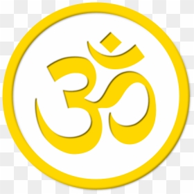 Aum Om Simbolo Symbol Yoga Namaste Peace Gold 1 999px, HD Png Download - namaste symbol png