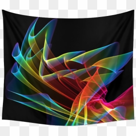 Dancing Northern Lights, Abstract Summer Sky Fractal - Modern Art, HD Png Download - northern lights png