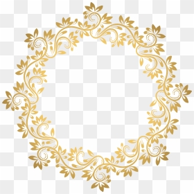 Gold Clip Art, HD Png Download - gold wedding border png