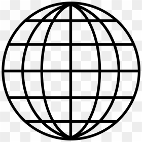 Globe Clipart Grid - Earth Lines Png, Transparent Png - globe clipart png