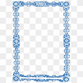 Borders Svg Clip Arts - Black And White Page Borders, HD Png Download - borders design png