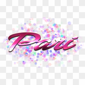 Pari Name Wallpaper - Trisha Name, HD Png Download - flower bookey png