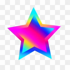 Transparent Color Star Png, Png Download - png effect for picsart