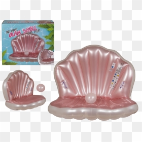 Pearly Clam Shell Pool Float, HD Png Download - clam png