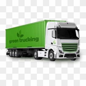 Green Trucking Truck Container 900px - Green Container Truck Icon, HD Png Download - container truck png