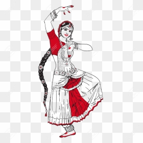 Clipart Gallery Hindu Wedding Dance - Dance Indian Clipart, HD Png Download - hindu wedding clipart png