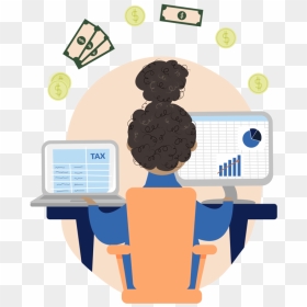 Accountant No Bg-04 - Graphic Design, HD Png Download - tax png