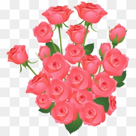 Roses Flower Bouquet Clipart - バラ の 花束 イラスト, HD Png Download - flower bouquet png images
