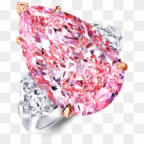 A Graff Ring Featuring A Fancy Vivid Pink Internally - Graff Pink Rings, HD Png Download - rarity png