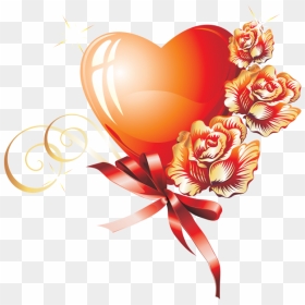 February Clipart Wedding Garland - Background Love Symbol Png, Transparent Png - wedding heart design png