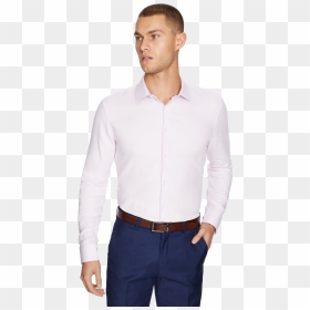 Aramac Slim Dress Shirt - Man, HD Png Download - formal shirt png