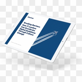 How It Leaders Can Accelerate Digital Ambitions Through - Tablet Computer, HD Png Download - ebook png