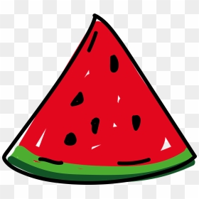 スイカ 三角 イラスト, HD Png Download - watermelon juice png