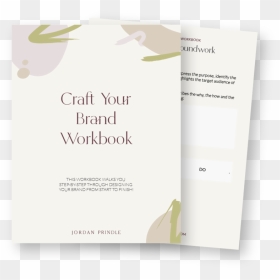 Craft Your Brand Workbook-05 - Paper, HD Png Download - designing png