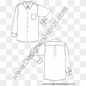 Classic Dress V Fashion - Illustration, HD Png Download - formal shirt png