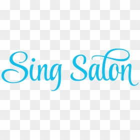 Salon The Biggest Smule Community - Calligraphy, HD Png Download - singing mike png