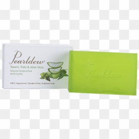 Pearldew Neem Tulsi Aloe Bathing Bar - Bar Soap, HD Png Download - neem tree png