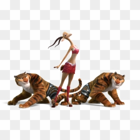 Zootopia Images Gazelle And Her Tigers Hd Wallpaper - Zootopia Tiger, HD Png Download - tiger png hd