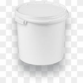 11-2000 Bis3 Round Bucket With Single Rim 20 L - Lid, HD Png Download - plastic bucket png