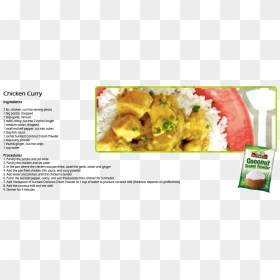 Jasmine Rice, HD Png Download - chicken curry png
