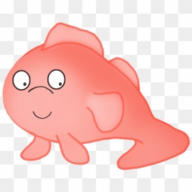 Strange Red Cartoon Fish - Portable Network Graphics, HD Png Download - fish png images