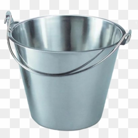 Mold Silver Bucket Free Png Download - Stainless Steel Bucket Uk, Transparent Png - plastic bucket png