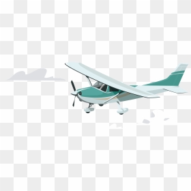 Aircraft Vector Fly Plane - Airplane, HD Png Download - flight vector png