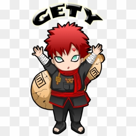 Chibi Gaara By Gety - Chibis Gaara Png, Transparent Png - gaara png