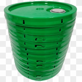 Green Plastic Lid With Gasket, Tear Tab And Rieke Spout - Plastic, HD Png Download - plastic bucket png