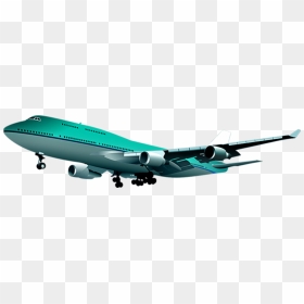 Vector Jet Boeing - Transparent Boeing 747 Png, Png Download - flight vector png