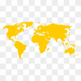 Dhl World Map , Png Download - Mexico In World Map Png, Transparent Png - world map.png