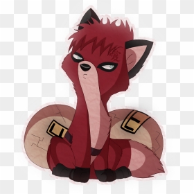 Fox, Gaara, And Naruto Image - Gaara As A Fox, HD Png Download - gaara png