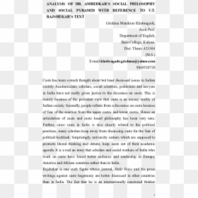 Document, HD Png Download - babasaheb ambedkar png