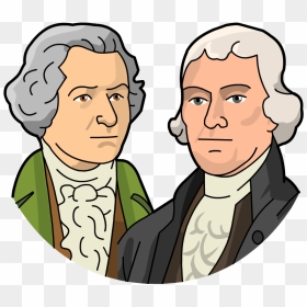 Jefferson Clipart Alexander Hamilton - Jefferson Vs Hamilton Cartoon, HD Png Download - thomas jefferson png