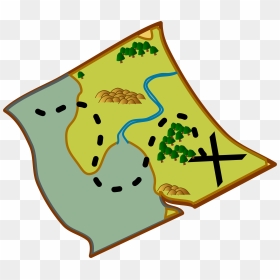 Treasure Map Road Map Clip Art - Adventure Clipart, HD Png Download - treasure map png