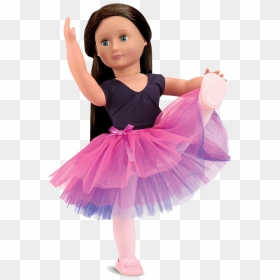 Dance Tulle You Drop Ballet Outfit Willow Wearing - Our Generation Dolls Dance, HD Png Download - tutu png
