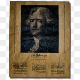 Thoughts From Thomas Jefferson - Picture Frame, HD Png Download - thomas jefferson png