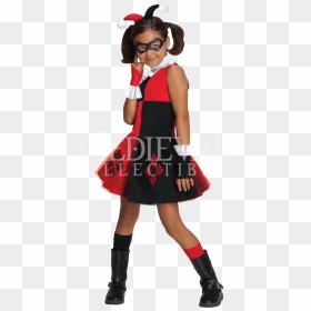 Kids Harley Quinn Tutu Dress Costume - Old Harley Quinn Costume For Kids, HD Png Download - tutu png