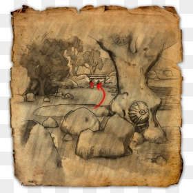 Elder Scrolls - Eso Clockwork City Treasure Map 2, HD Png Download - treasure map png