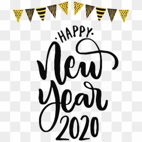 Happy New Year In Different Fonts, HD Png Download - happy thanksgiving banner png