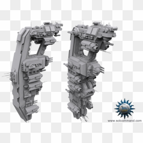 Star Citizen Xi An Capital Ship, HD Png Download - battleship png