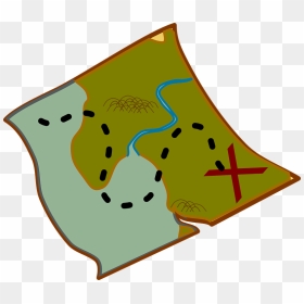 Maps Clipart, HD Png Download - treasure map png