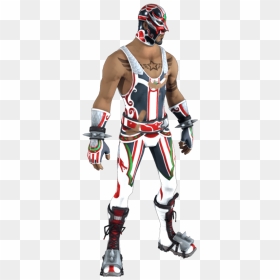 Masked Fury Outfit - Lucha Libre, HD Png Download - fortnite chest png