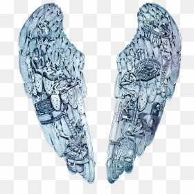 What Do The Images In The Angel Wings Signify - Coldplay Ghost Stories Tattoo, HD Png Download - alas png