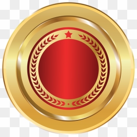 Gold Red Seal Badge Png Transparent Clip Art Image - Cisco Ccie, Png Download - gold seal png